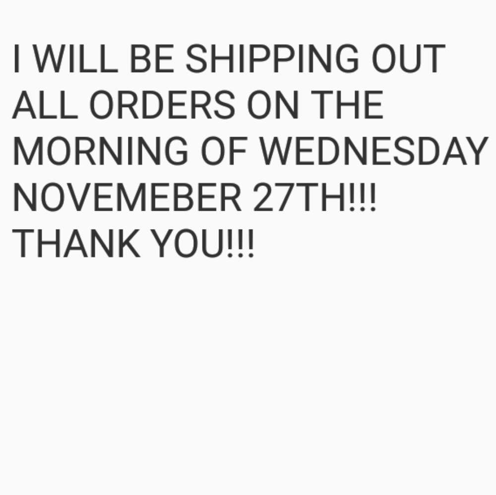 Shipping update